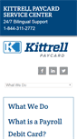 Mobile Screenshot of kittrellpaycard.com